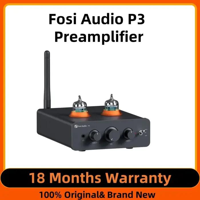 Fosi Audio P3 amplificateur à Tube Bluetooth HiFi stéréo préamplificateur Valve vide avec contrôle d