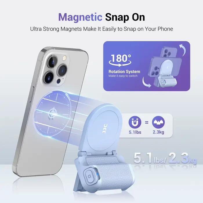 JJC poignée de téléphone magnétique support de téléphone poignée tok Magsafe poignée de caméra avec