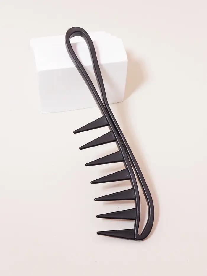 Grand peigne à cheveux à dents larges, peigne d'épilation Shun, adapté aux cheveux secs et humides,