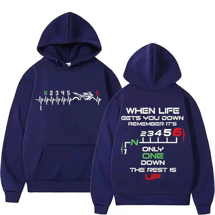 Nouveau sweat à capuche 1N23456 pour motards, motif battement de cœur, pour femmes et hommes, automn