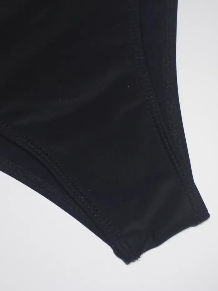 Maillot de bain une pièce bandeau à bretelles croisées pour femmes, contrôle du ventre réglable, mai