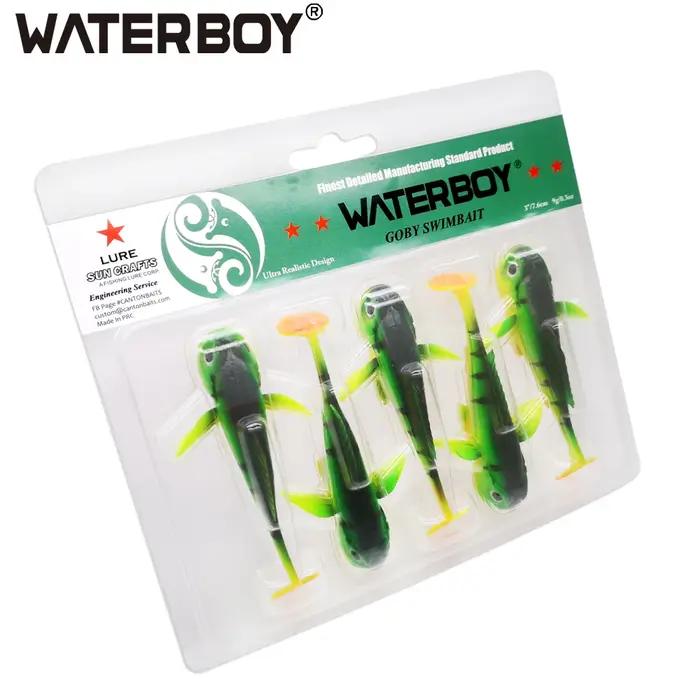 5 pièces/paquet Goby Paddle appât souple 80mm 9.5g nouveau Swimbait conception Ultra réaliste leurre