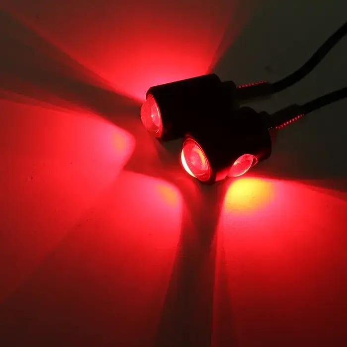 Lampe de signalisation LED universelle pour moto, lumière de plaque de planificateur de numéro de vo
