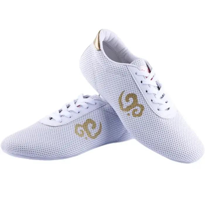 Nouvelles chaussures d'arts martiaux unisexes légères pour hommes et femmes, chaussures de Tai Chi W