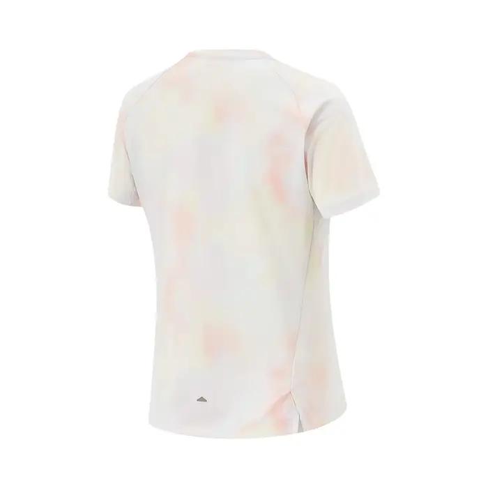 T-shirt Sport Femme Li-Ning Polyester Respirant - Manches Courtes Réfléchissant Coupe Régulière