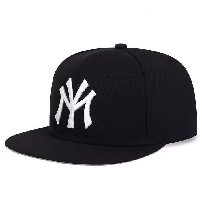 Chapeaux hip-hop brodés de lettres unisexes, casquettes de baseball décontractées réglables, chapeau
