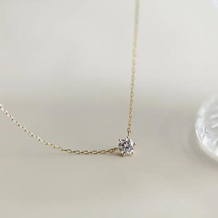 Collier en argent Sterling 925 plaqué or 14 carats, chaîne de clavicule polyvalente en Zircon scinti