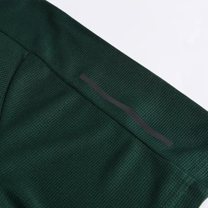 T-shirt de sport à manches courtes pour homme, vêtement de course, d'entraînement, de Fitness, à séc