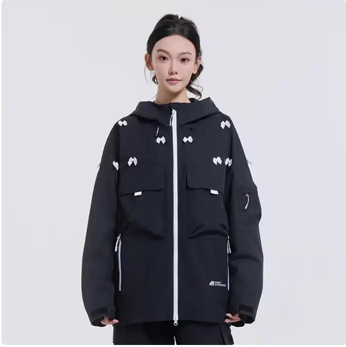 Vêtements de Ski Coupe-Vent Imperméables Pour Femmes Robustes et Douces Haute Expérience Occasions Hivernales