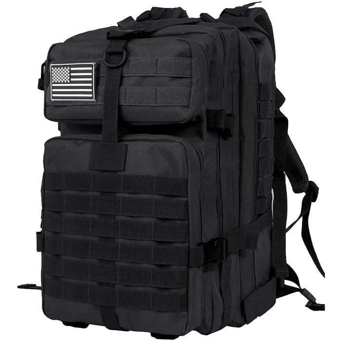 50L homme sacs à dos tactiques sacs de voyage en plein air en plein air 3P sac d'école EDC Molle Pac