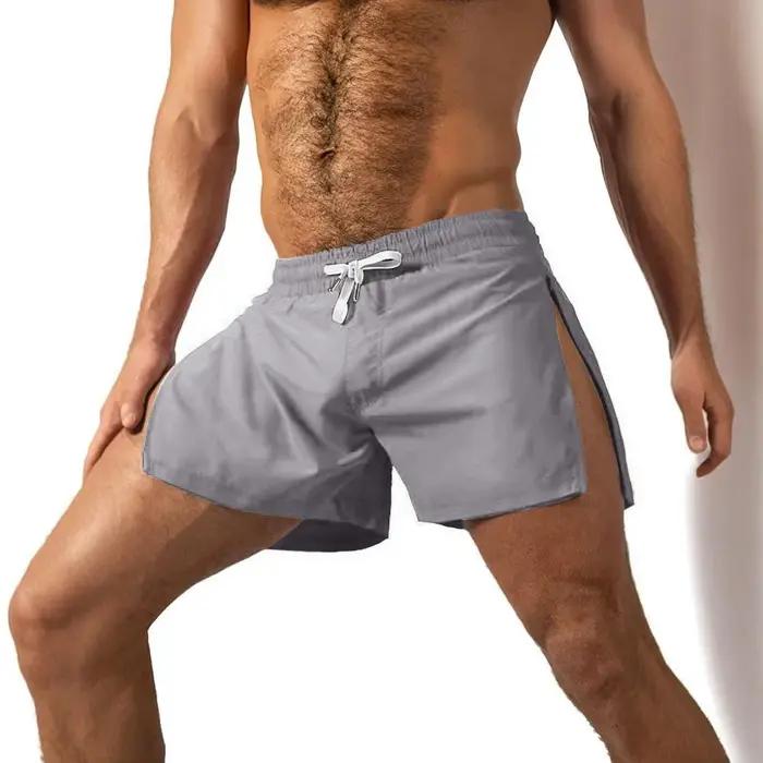 Short sport homme séchage rapide course gym - Pantalon fitness été plage fermeture éclair