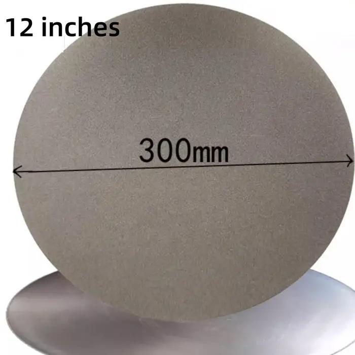 Disque de meulage diamant grain sans trou central 12 "300mm pouces, roues abrasives, disque plat end