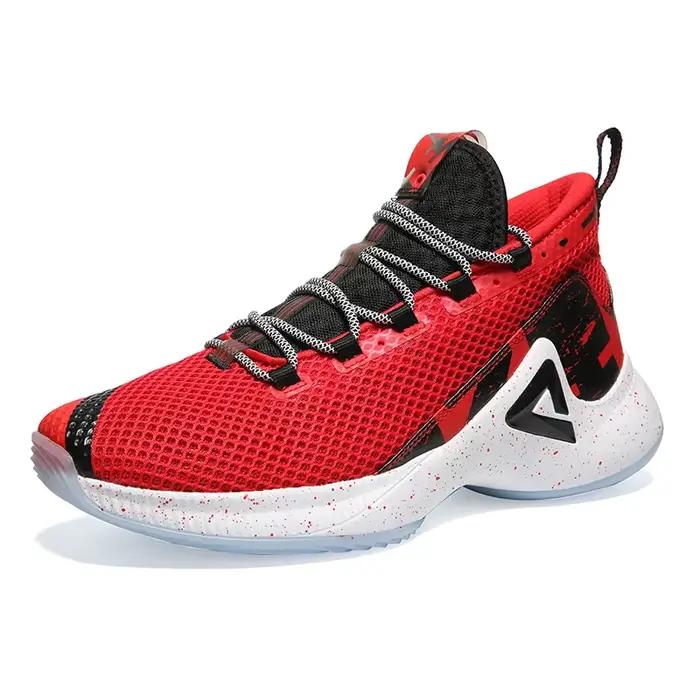 PEAK hommes basket-ball baskets P-MOTIVE respirant coussin chaussures de Sport en plein air portable