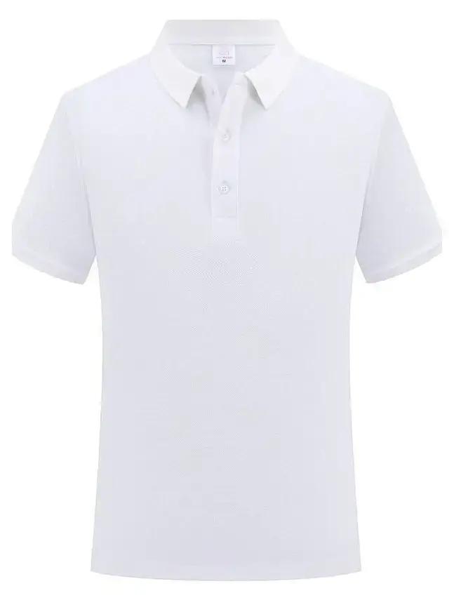 Polo de travail personnalisable en coton pour équipe, t-shirt à manches courtes, impression personnalisée pour occasions professionnelles et événements d'entreprise