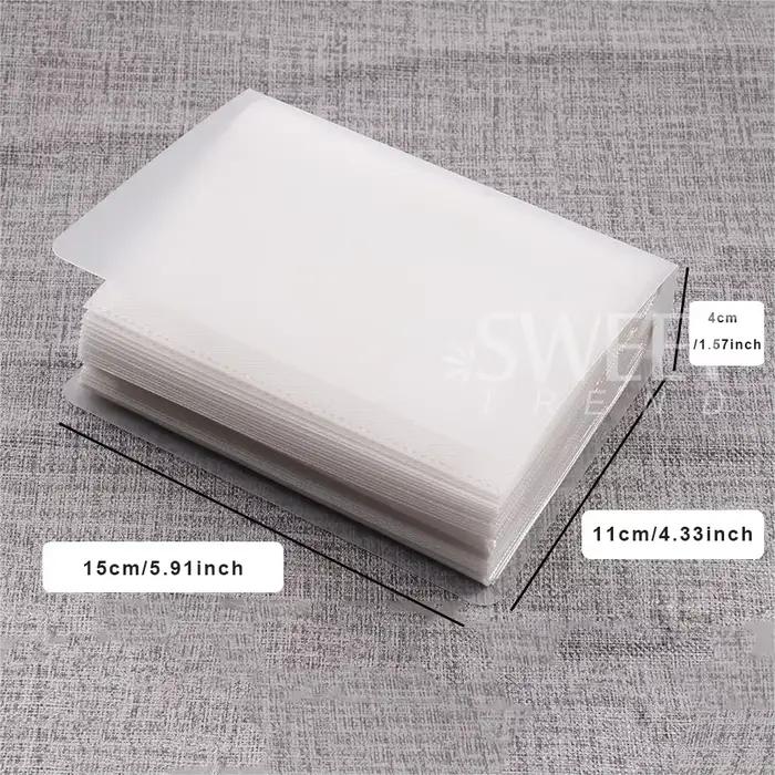 Livre de rangement d'autocollants pour ongles, 100 fentes, livre de Collection vide, support organis