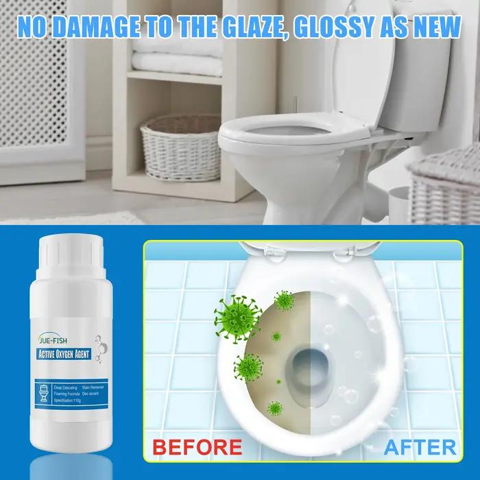 Nettoyant à oxygène réactif pour toilettes, poudre de livres d'hygiène de décontamination, agent dom