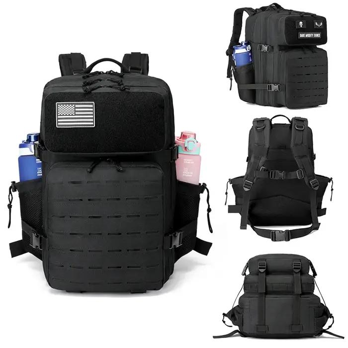 45L sac à dos extérieur pour hommes sac à dos Molle sac à dos de randonnée avec support de bouteille