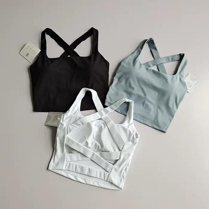 Soutien-gorge de sport sans couture pour femmes, haut de sport Sexy, Yoga, Fitness, sous-vêtements d