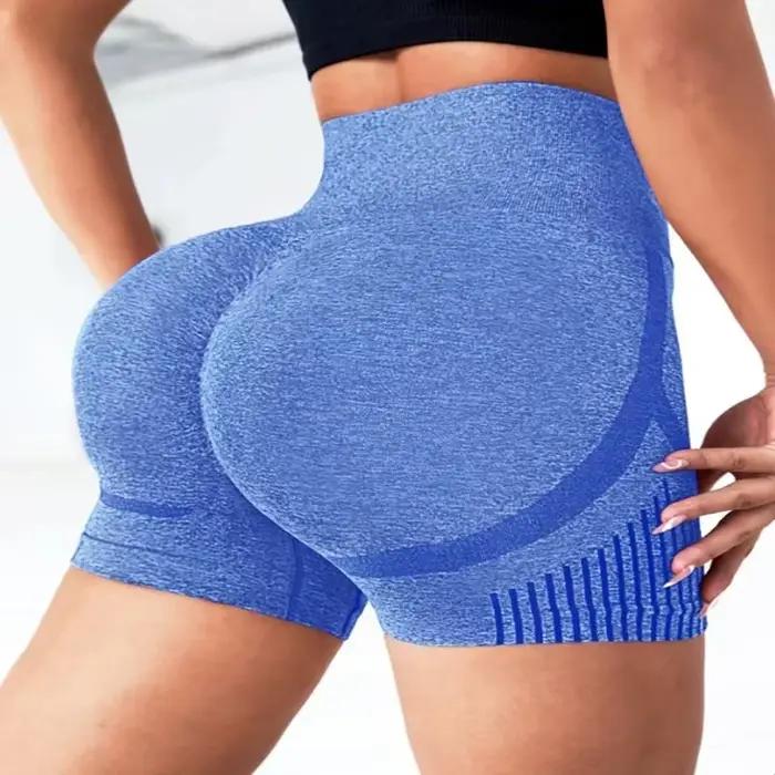 Shorts de yoga pour femmes sans couture haute élasticité séchage rapide pour activités sportives et détente