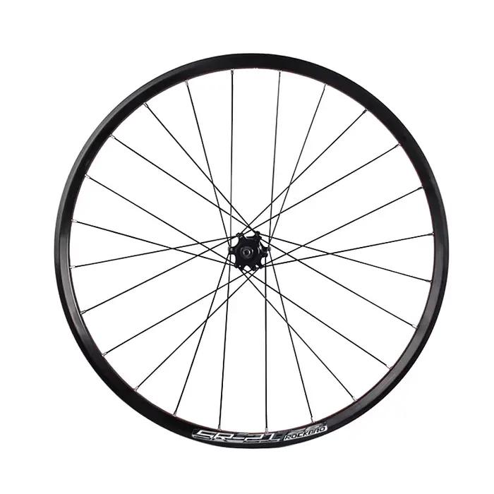 Roue de vélo de montagne 26 27,5 29 pouces alliage d'aluminium six goujons tirage droit deux roulements 8 11 vitesses pour randonnées et courses en forêtUsageId:2
