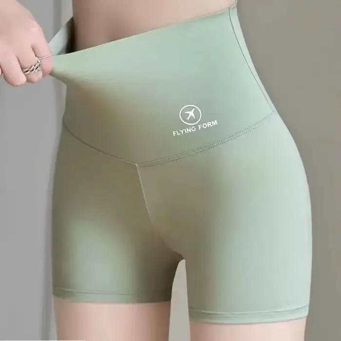 Short de sport sans couture pour femmes - Taille haute façonnant et push up fesses