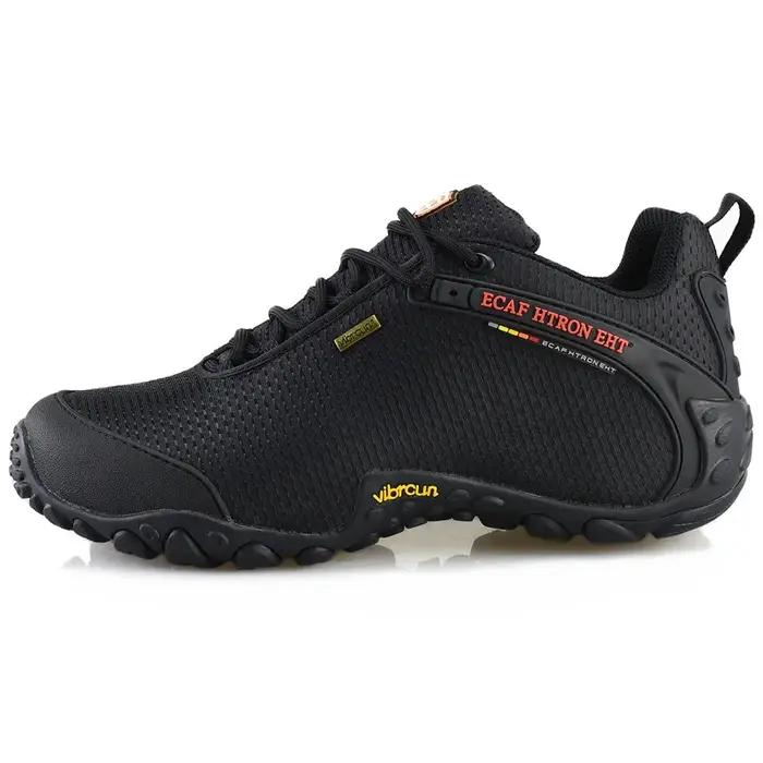 Chaussures d'escalade en plein air antidérapantes et respirantes pour hommes, baskets de Trekking, c