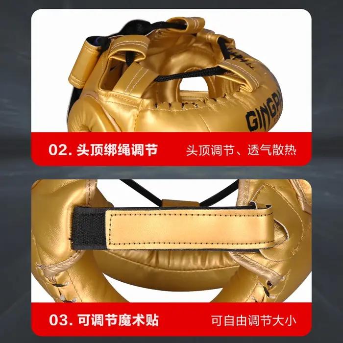 Protection de la tête fermée, pont nasal, casque de combat de boxe, protecteur d'entraînement entièr