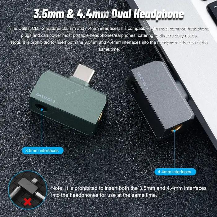 Nouveau Celest CD-2 amplificateur de casque Audio DAC Portable amplificateur DSD Support HiFi 32 bit