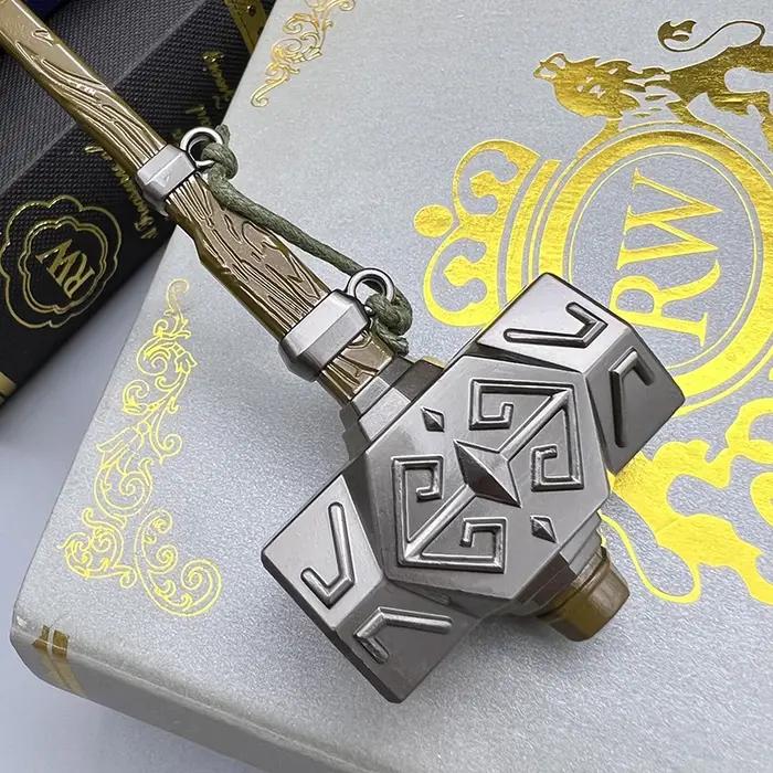 18 cm Fer Sledgehammer Lien LoZ Souffle des Larmes Sauvages du Royaume Jeu Périphérique Métal Arme M