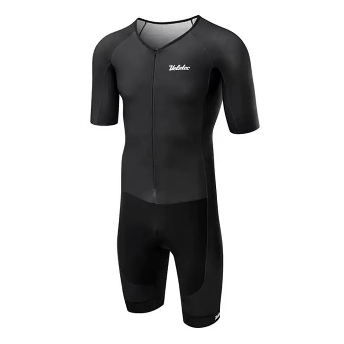 Combinaison de cyclisme à manches courtes Velotec pour hommes sport triathlon mono ciclismo professionnel occasionnels