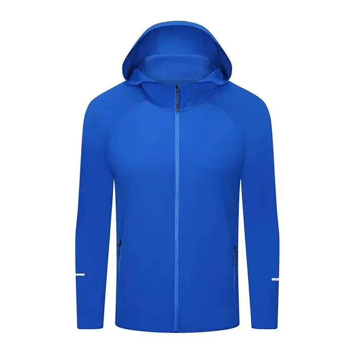 Veste Coupe-Vent à Capuche pour Homme et Femme, vaccage Rapide, Mince, Course à Pied, Fitness, Gym,