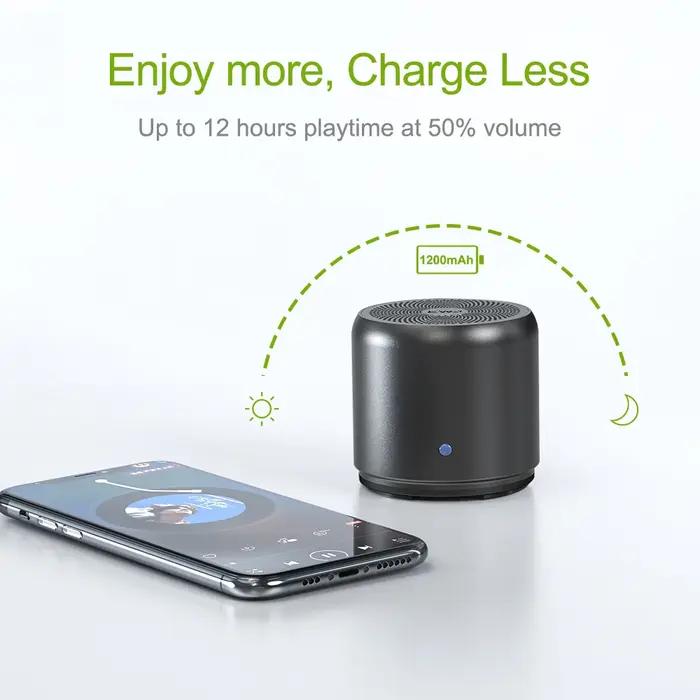 EWA A106Max haut-parleurs Bluetooth plus profonds basses 8W HD Volume sonore sans fil Bluetooth 5.0,