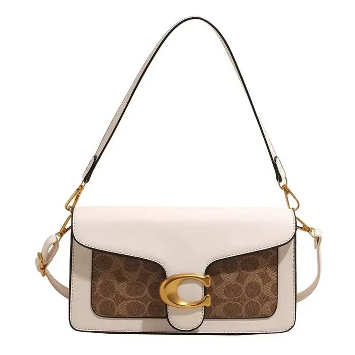 Sac à langer de luxe de créateur : grand sac fourre-tout en cuir vintage pour femme, élégant sac à m