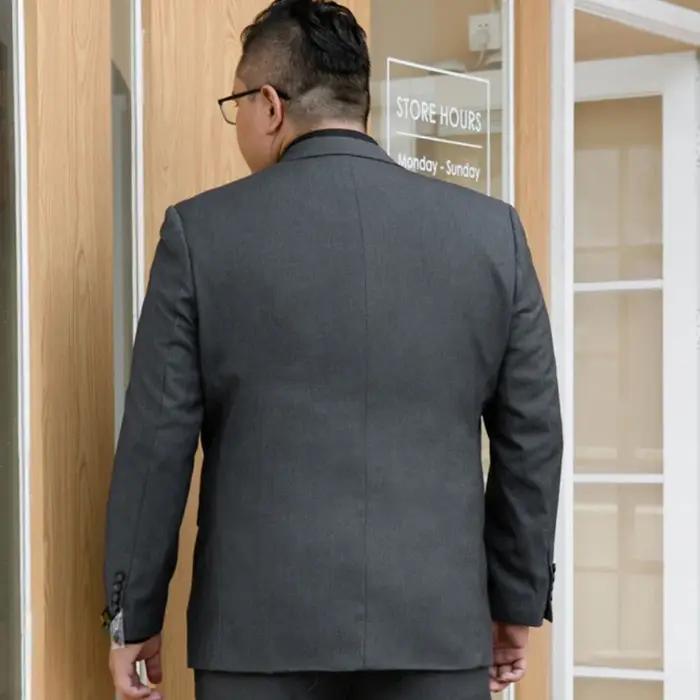 Jusqu'à 16XL pour 200 kg, 440 lb, robe de mariée pour marié, blazer et pantalon pour hommes, sur mes
