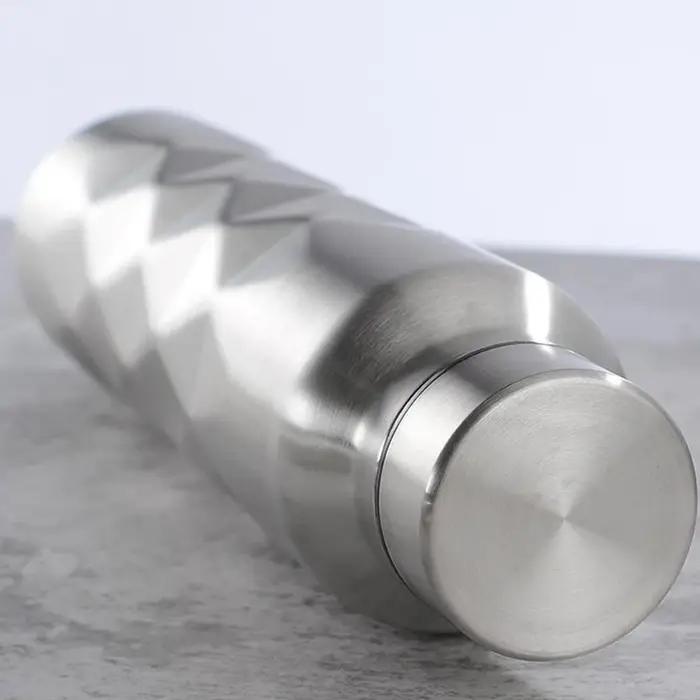 Bouteille d'eau en acier inoxydable à paroi unique, bouteille de bière portable, clic de cola HI, sa