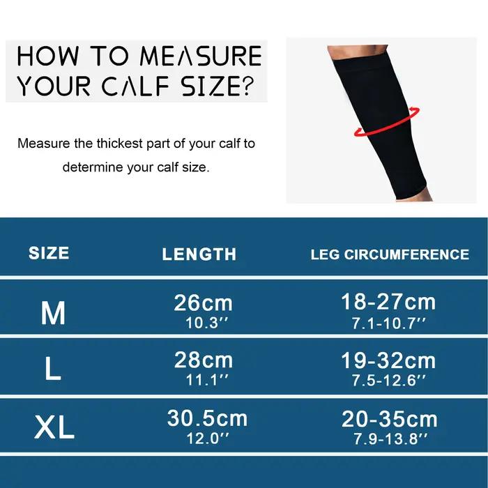 Manchons de soutien de mollet de compression pour hommes et femmes, attelle de jambe élastique respi