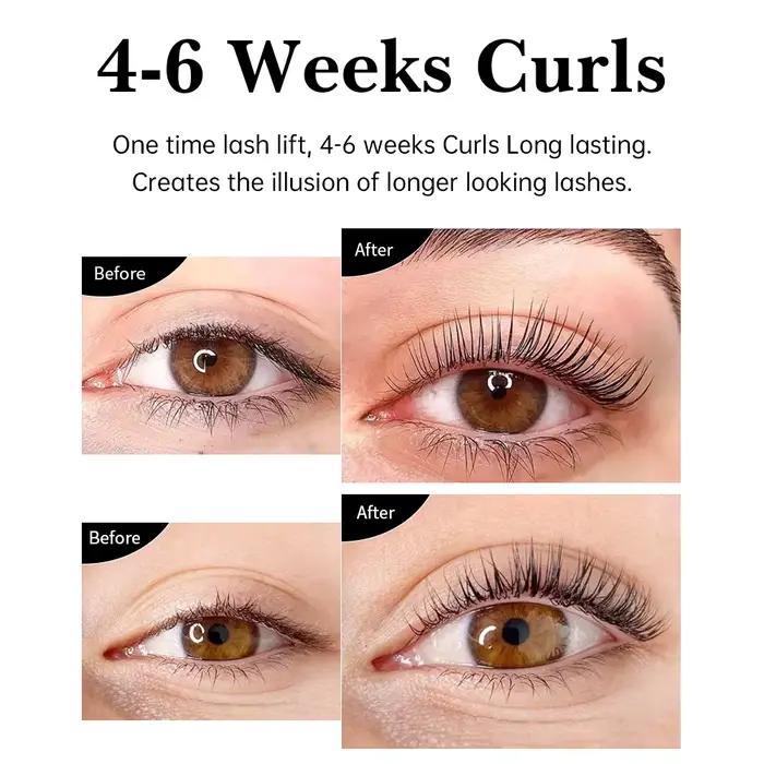 Kit de rehaussement de cils semi-permanent Gollee 4-6 semaines, teinture pour cils et sourcils, lami