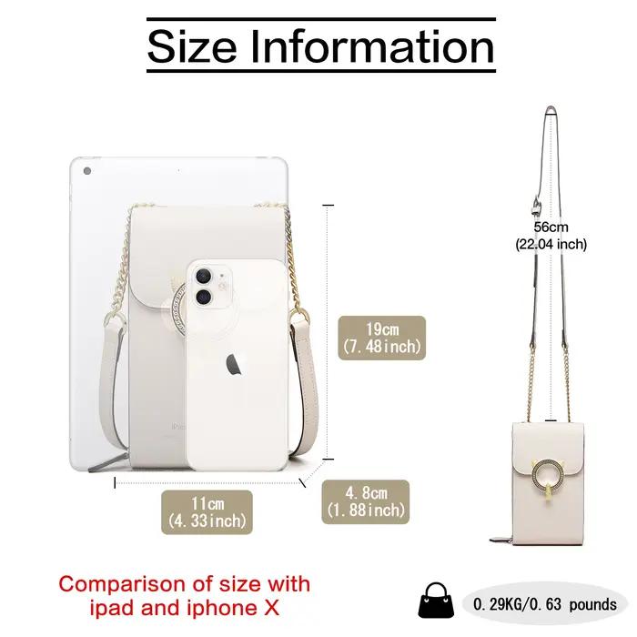 FOXER marque sac de téléphone portable en cuir fendu sac à bandoulière pour femme 2025 mode léger luxe