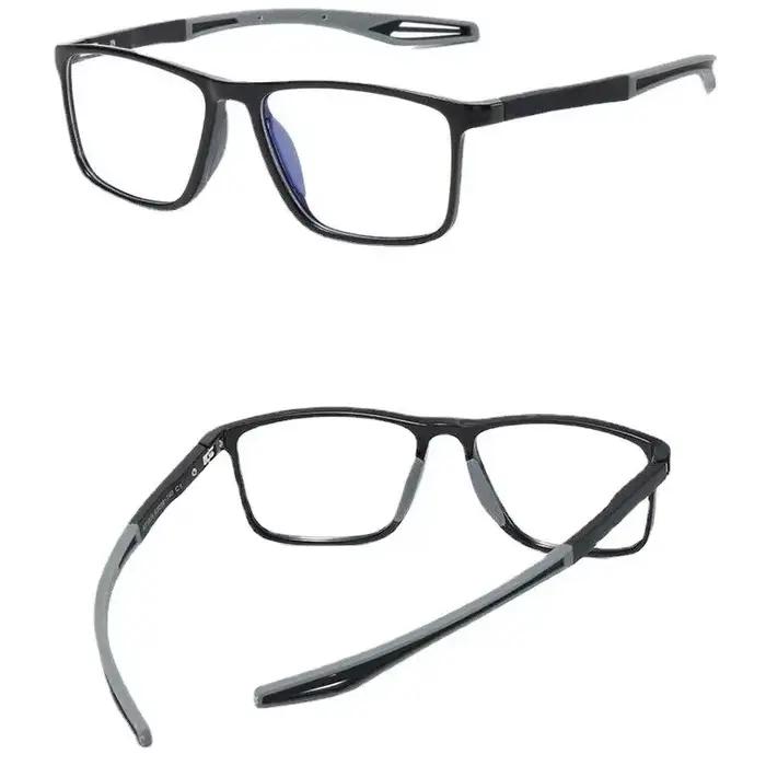 Lunettes de lecture tendance TR90 pour hommes, monture à ressort, lunettes de presbytie sportives, a