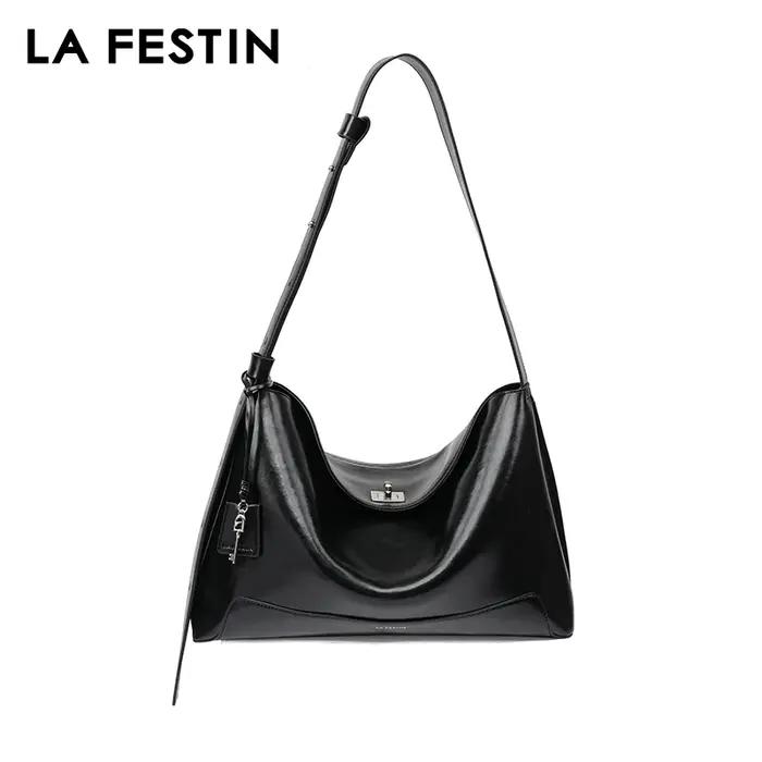 LA FESTIN-Sac à Bandoulière en Cuir de Grande Capacité pour Femme, Fourre-Tout Populaire à la Mode
