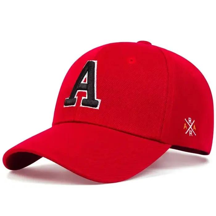 Casquettes de Baseball unisexes avec lettres latérales Ar brodées, chapeaux décontractés réglables p