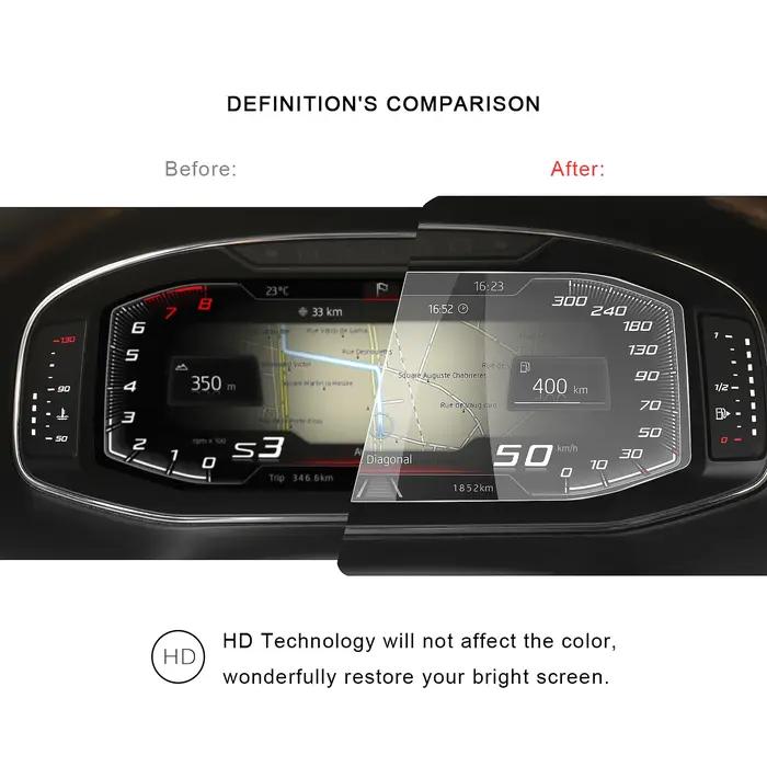 RUIYA pour Seat CUPRA Ateca/Leon/Tarraco/Arona/Ibiza/Cupra Formentor Protecteur d'écran d'instrument