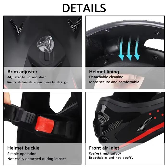 DOT adulte femme hommes casques motos Kask Cross descente Soporte Casco hors route casque course cla