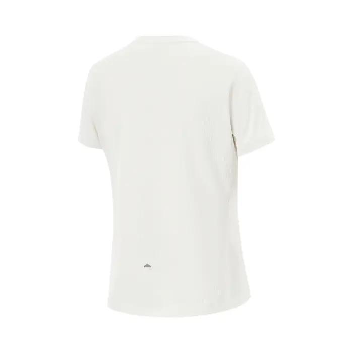 Li-ning femmes course sport T-Shirt AT AIR coupe régulière 3D raccord Polyester respirant doublure à
