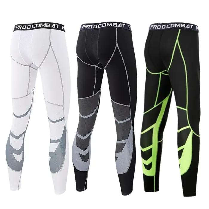 Pantalon de survêtement compression homme tissu de compression ajustement sec léger élastique pour course fitness entraînement sportifs occasions spéciales
