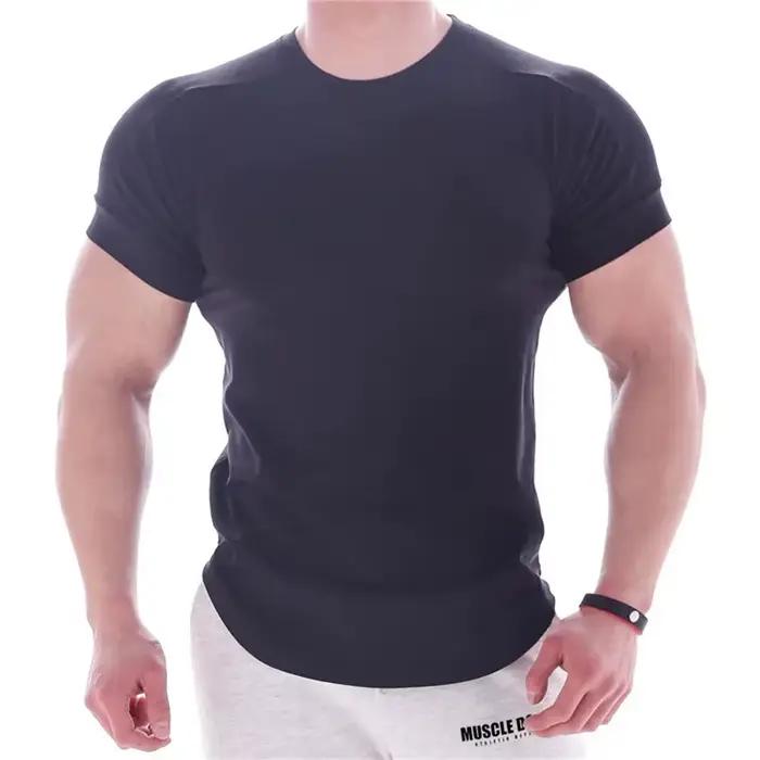 T-shirt de sport homme 2024 - Séchage rapide pour l'entraînement en plein air et en salle