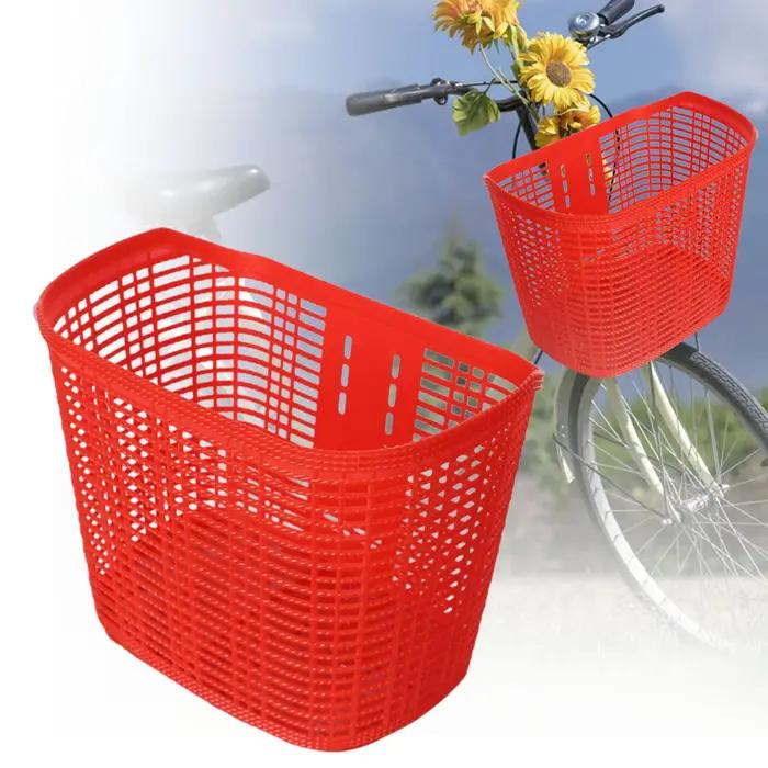 Panier avant de vélo robuste pour enfants et adultes porte-animaux grand rangement camping épicerie facile à installer