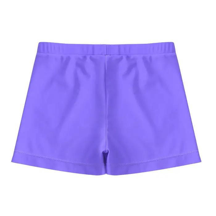 Maillot de bain couleur bonbon pour filles, short de planche élastique à séchage rapide, Protection