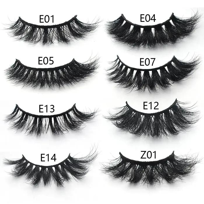 FOXESJI cils 3D vison cils populaire naturel long moelleux dramatique Extension de cils maquillage c