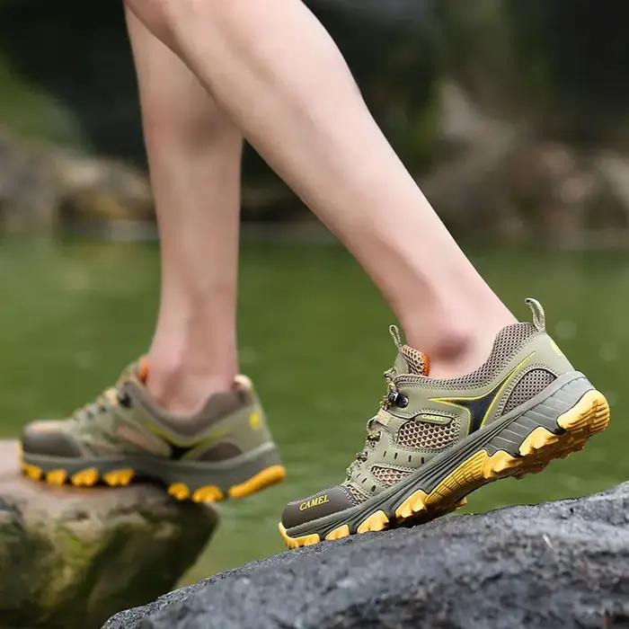 Offre spéciale marque chaussures de randonnée pour hommes femmes chaussures de Trekking baskets d'ex